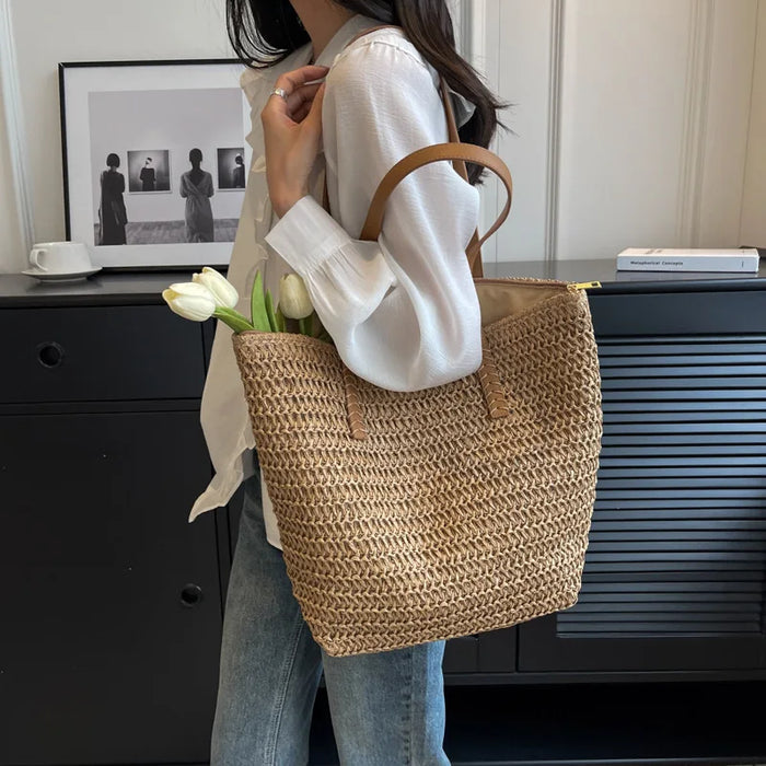 Brac - Straw Beach Tote