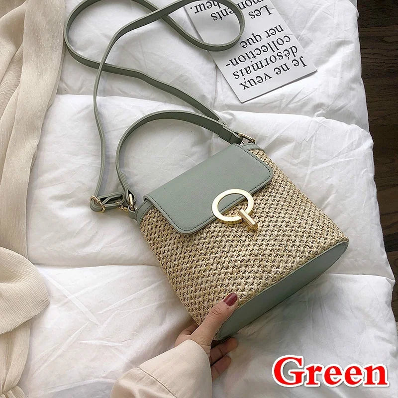 Sveti - Straw Crossbody Bag