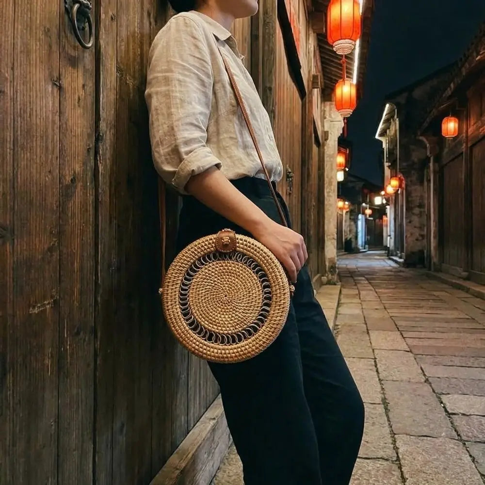 Obidos - Rattan Shoulder Bag