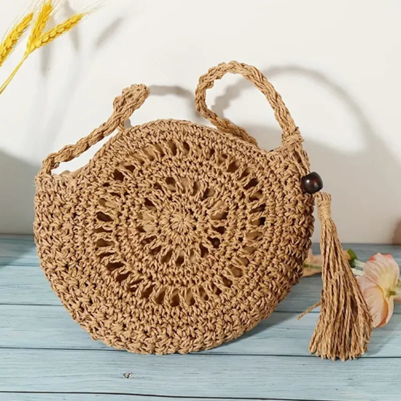 Nazare - Straw Crossbody Bag