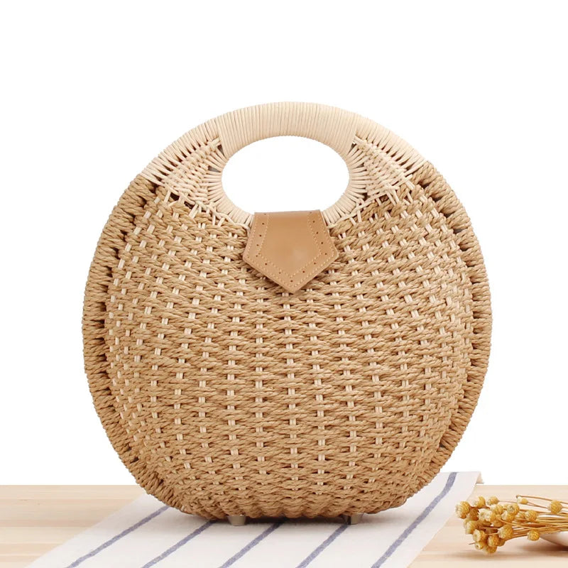 Hondarribia - Rattan Clutch