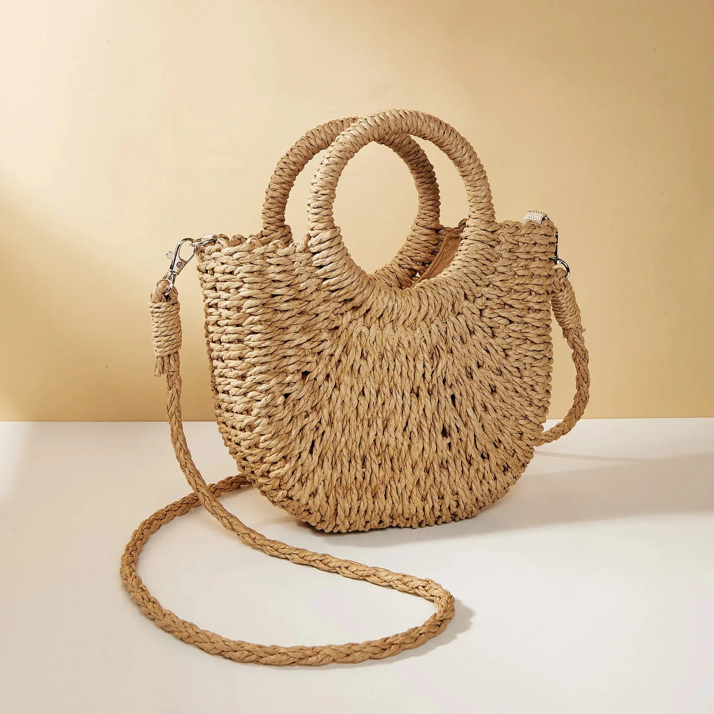 Tharros - Rattan Crossbody Bag