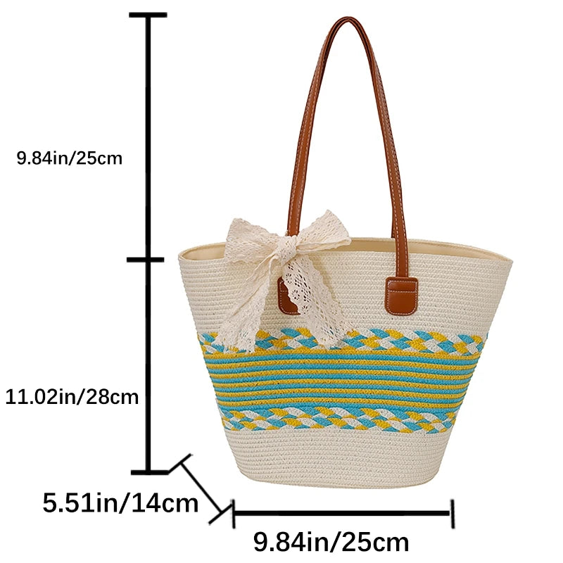 Alcudia - Straw Tote Bag