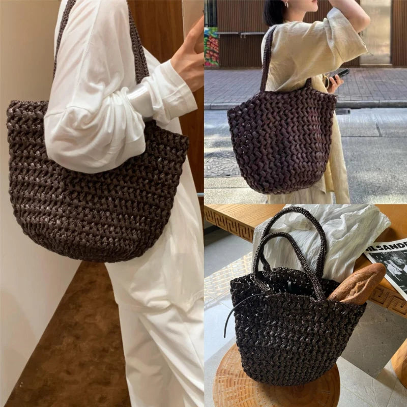 Albufeira - Straw Bucket Bag
