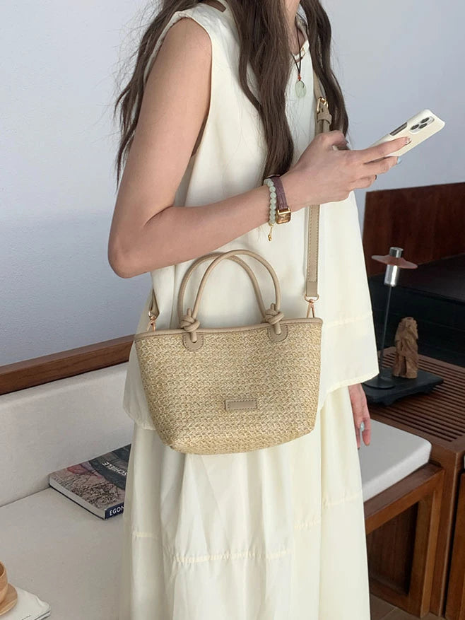 Datca - Straw Crossbody Bag