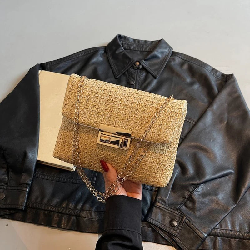 Villasimius - Straw Crossbody Bag