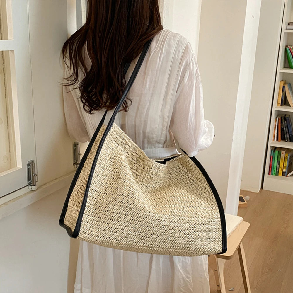 Chania - Straw Tote Bag