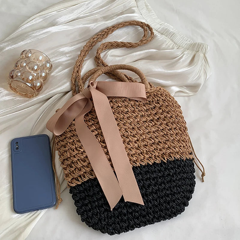 Stintino - Straw Crossbody Bag