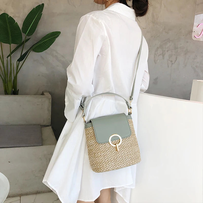 Caprera - Rattan Crossbody Bag