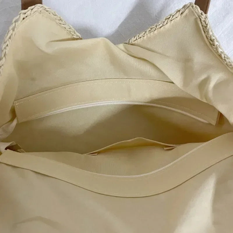 Zarautz - Raffia Bucket Bag