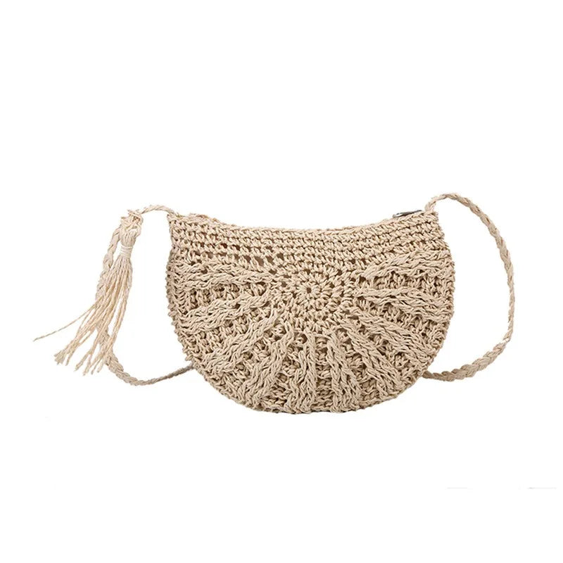 Bordighera - Rattan Crossbody Bag
