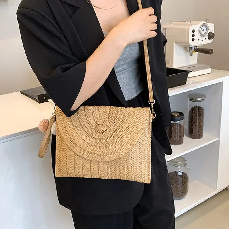 Skiathos - Straw Clutch