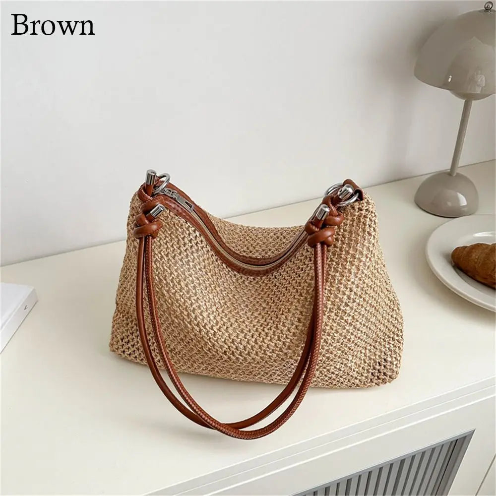 Lindos - Rattan Shoulder Bag
