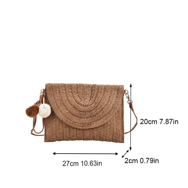 Skiathos - Straw Clutch