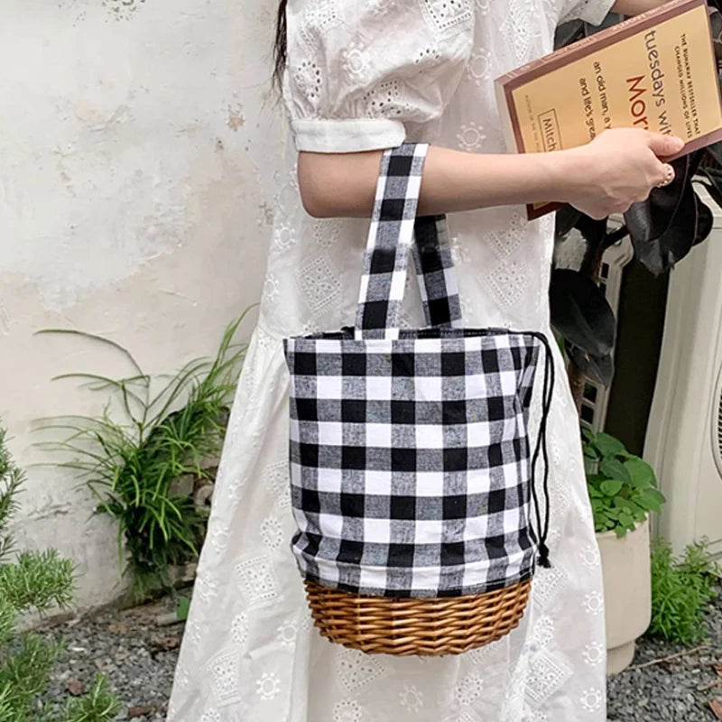 Binibeca - Rattan Bucket Bag