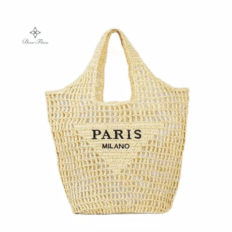Galaxidi - Raffia Tote Bag