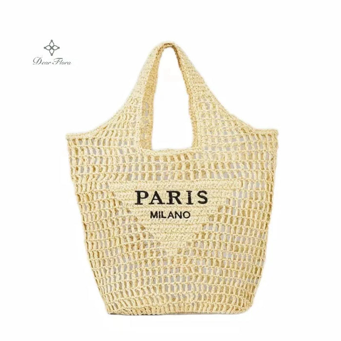 Galaxidi - Raffia Tote Bag