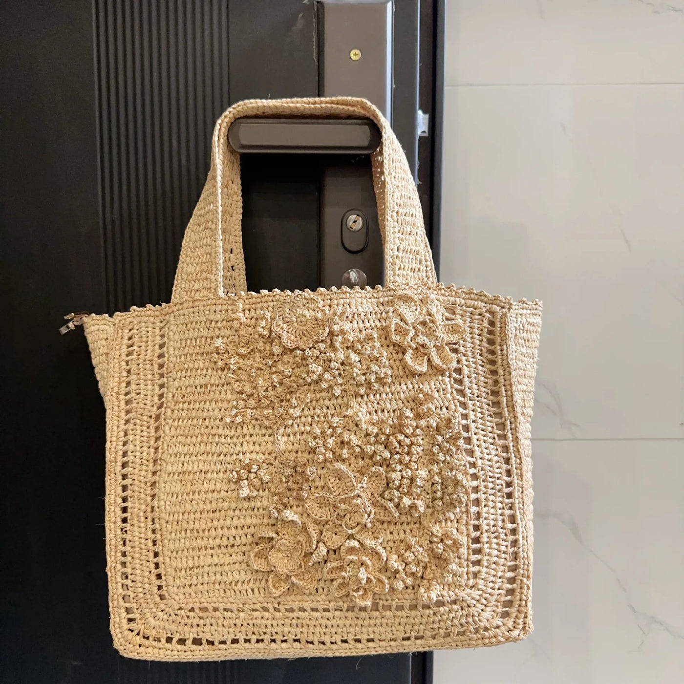Lefkada - Raffia Tote Bag