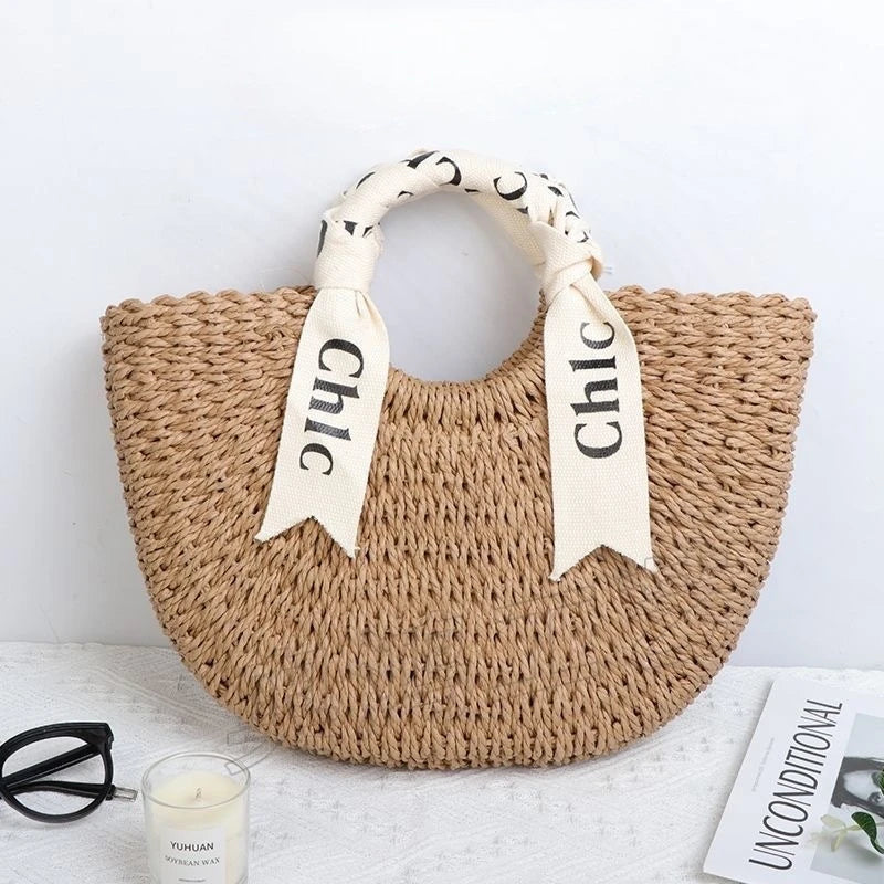 Naousa - Straw Crossbody Bag