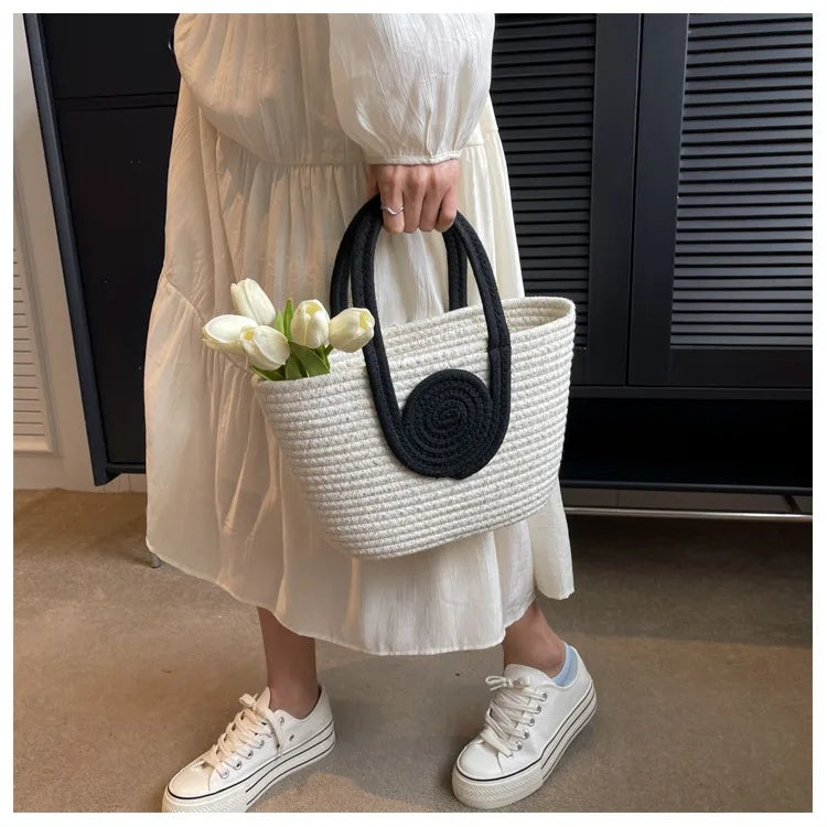 Skopelos - Woven Bucket Bag
