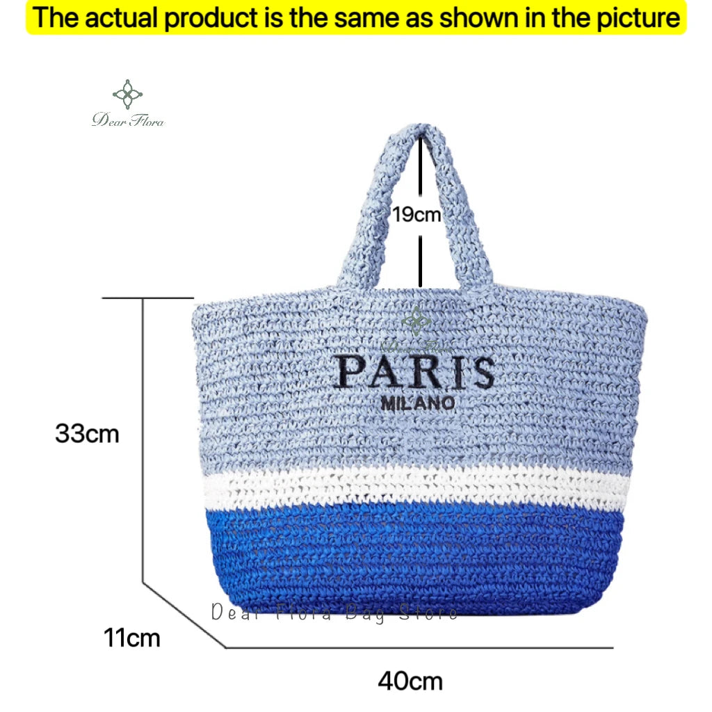 Comillas - Raffia Tote Bag