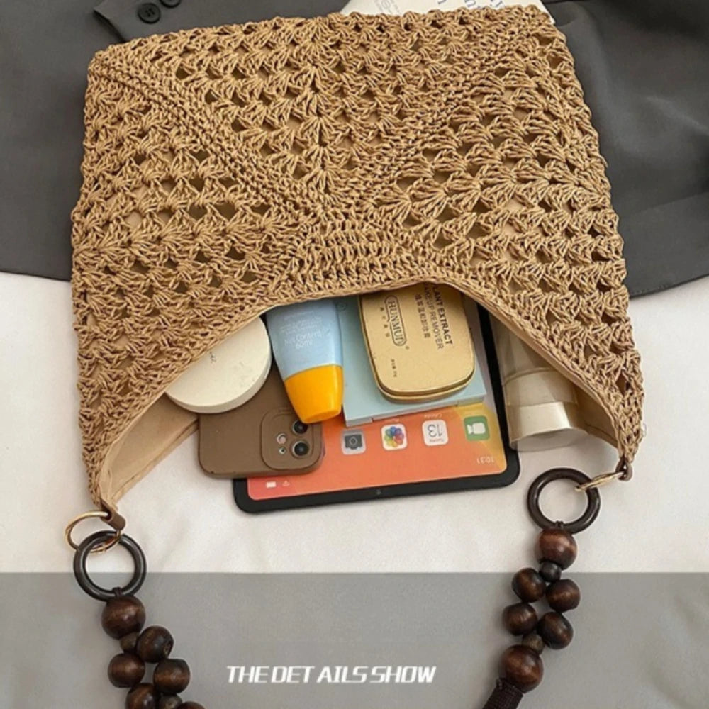 Methoni - Straw Tote Bag