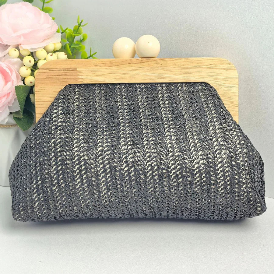 Kefalonia - Straw Clutch