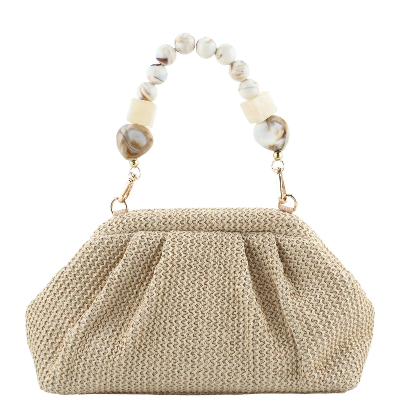 Olbia - Straw Clutch