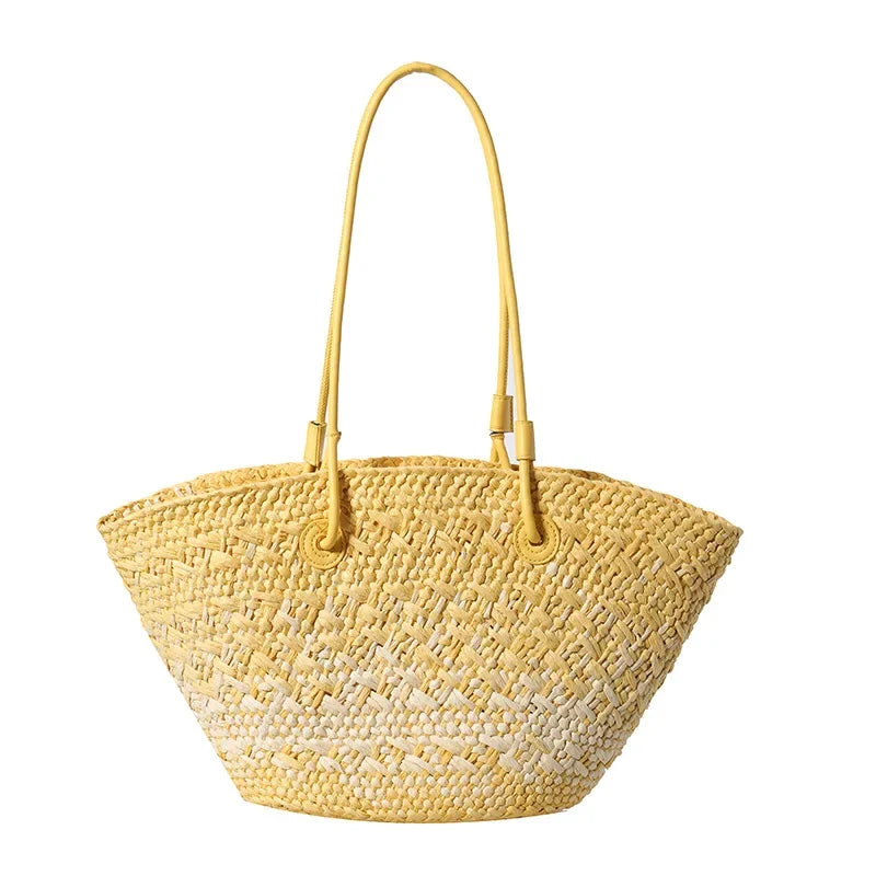 Pizzo - Straw Bucket Bag