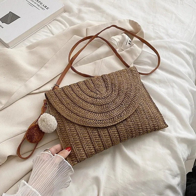 Skiathos - Straw Clutch