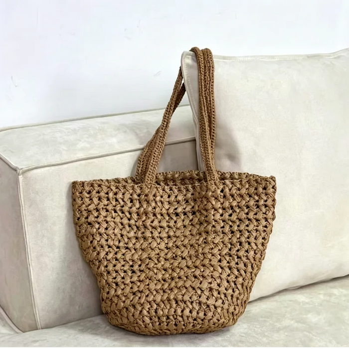 Albufeira - Straw Bucket Bag