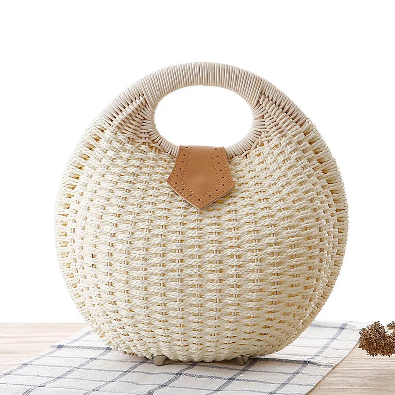 Hondarribia - Rattan Clutch