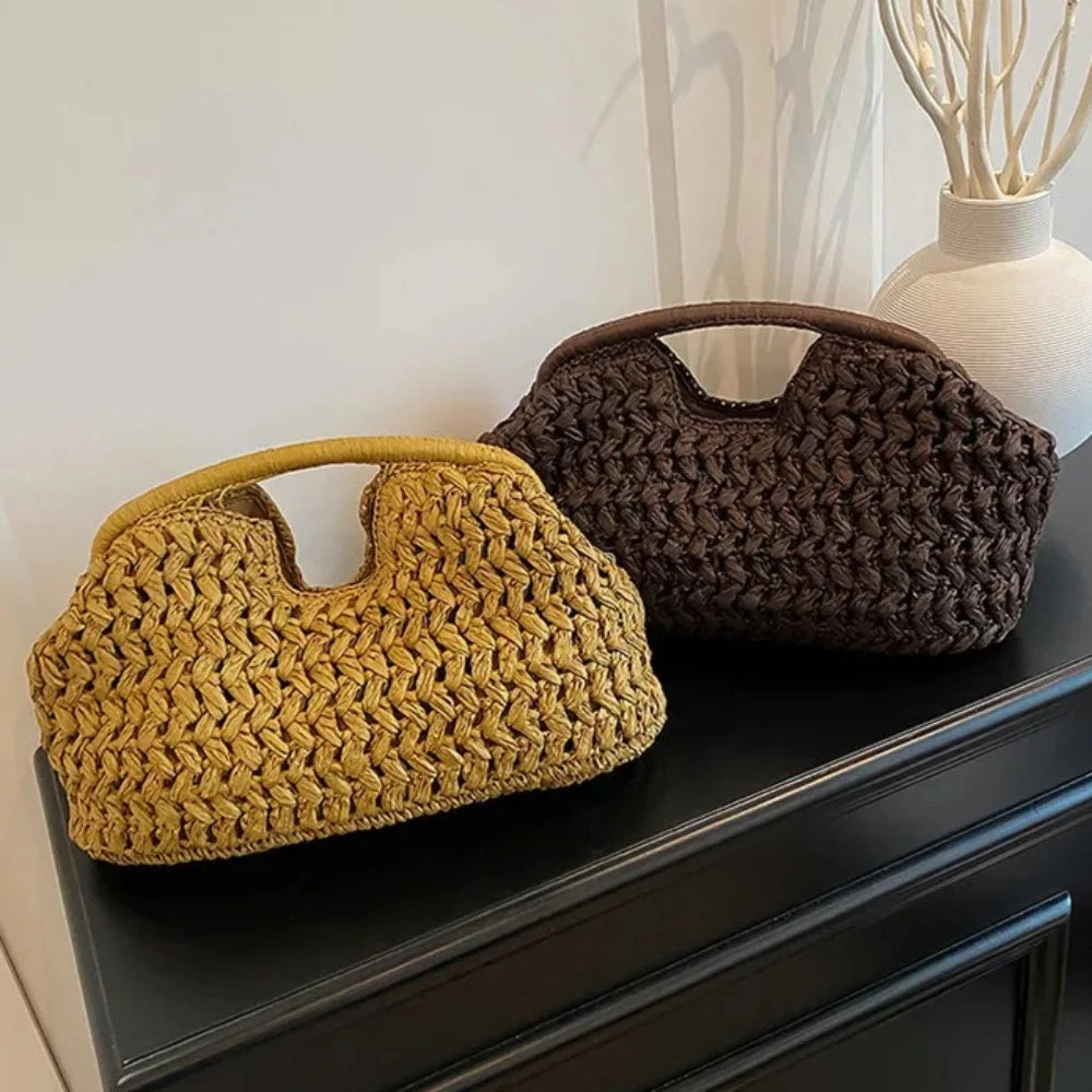 Cagliari - Rattan Clutch