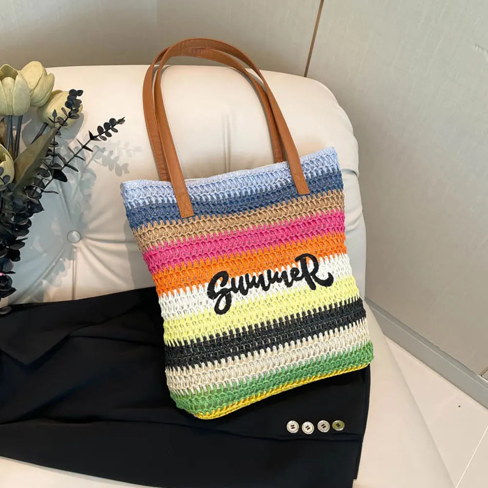 Tinos - Straw Beach Tote