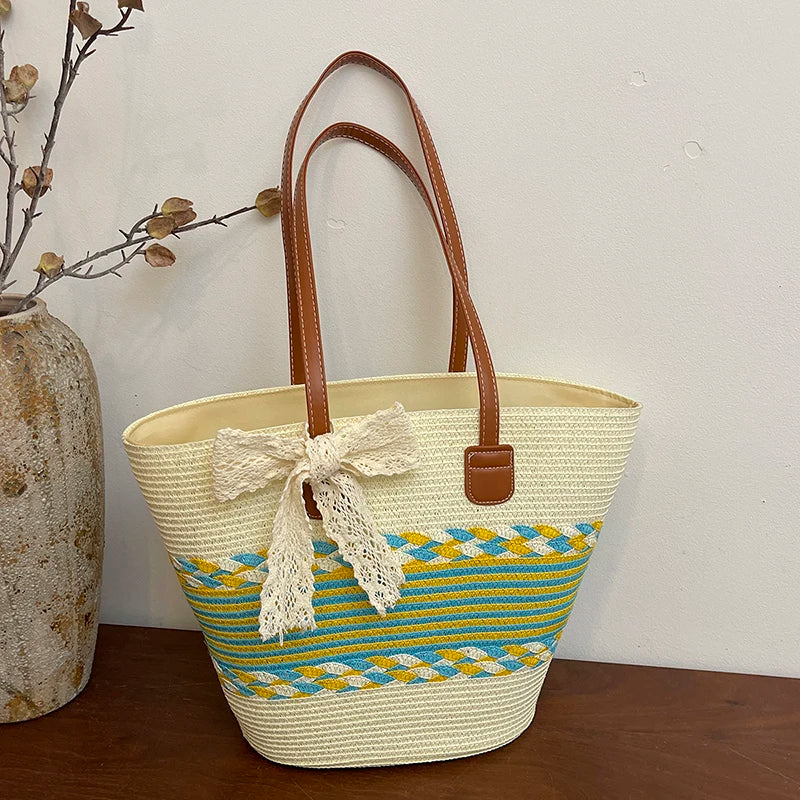 Alcudia - Straw Tote Bag