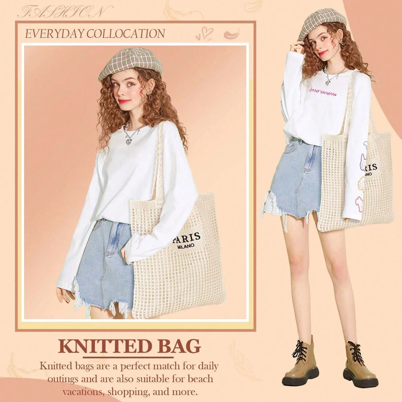 Sperlonga - Straw Beach Tote