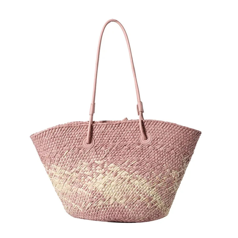 Pizzo - Straw Bucket Bag