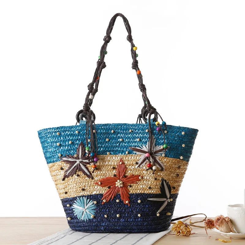 Sibenik - Straw Bucket Bag