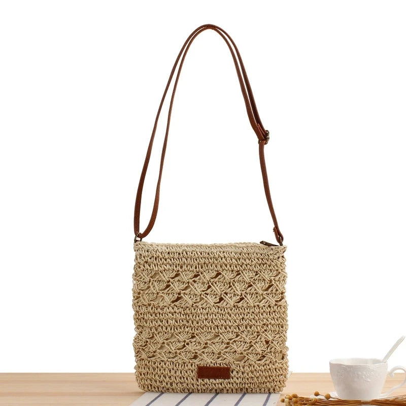 Sintra - Straw Crossbody Bag