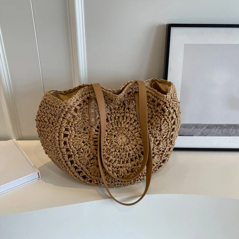 Cala - Round Raffia Bag