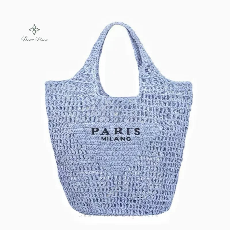 Galaxidi - Raffia Tote Bag