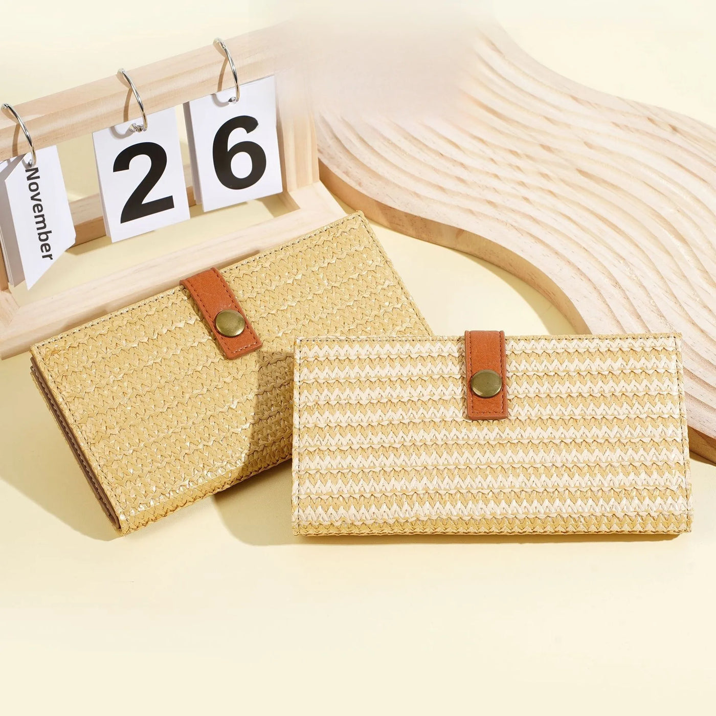 Deia - Straw Clutch