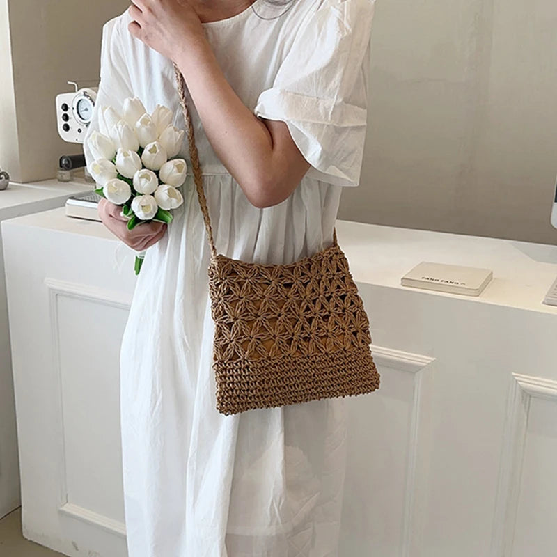 Ortigia - Straw Crossbody Bag