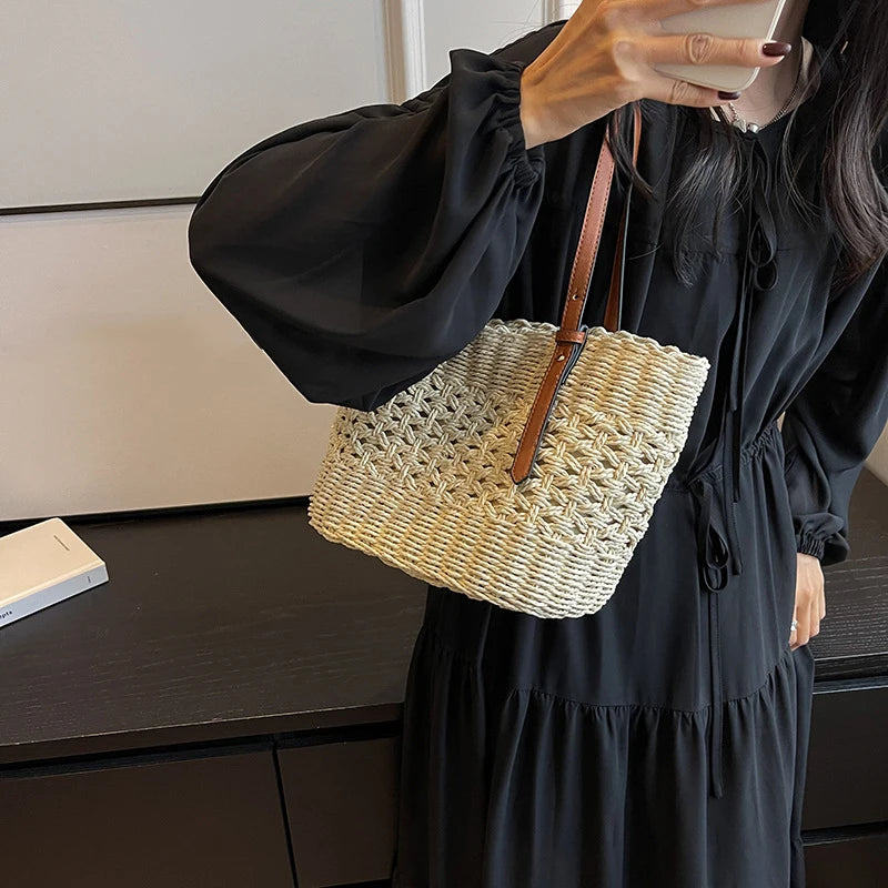 Moneglia - Rattan Tote Bag