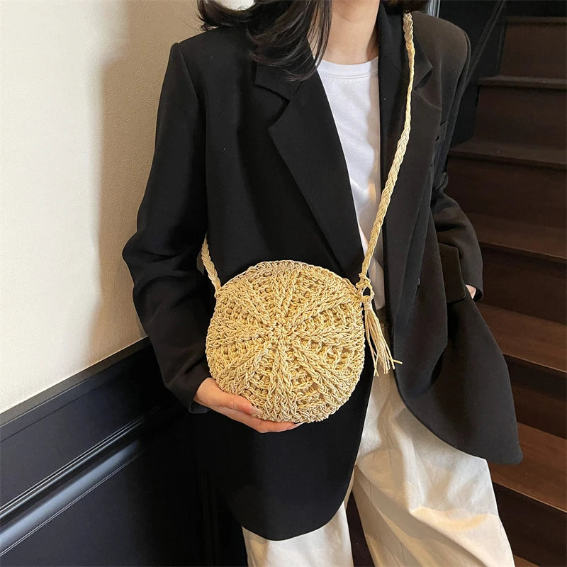 Fiskardo - Rattan Crossbody Bag