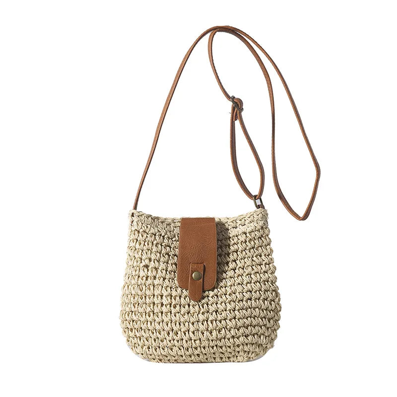 Pula - Straw Crossbody Bag