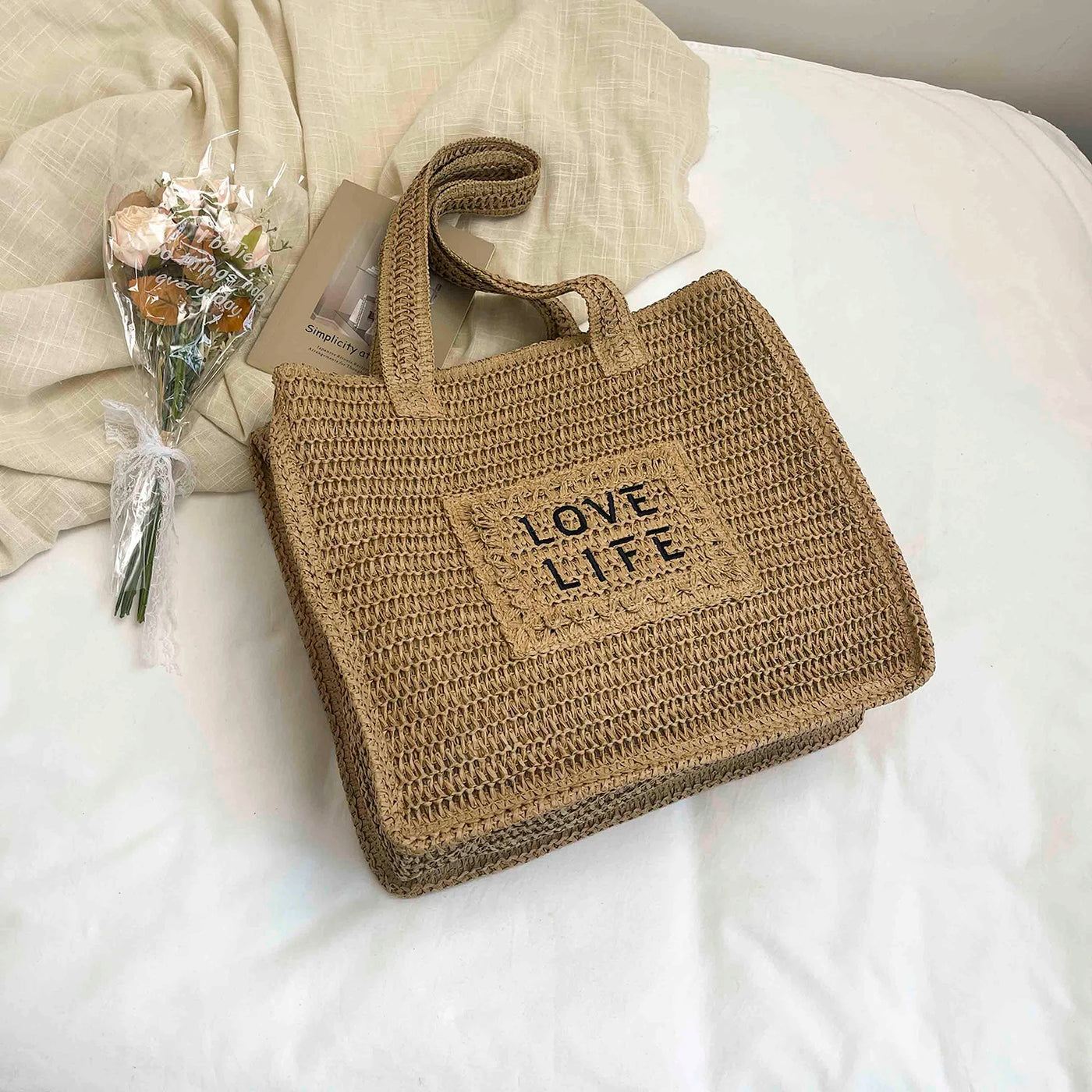 Ciutadella - Straw Beach Tote