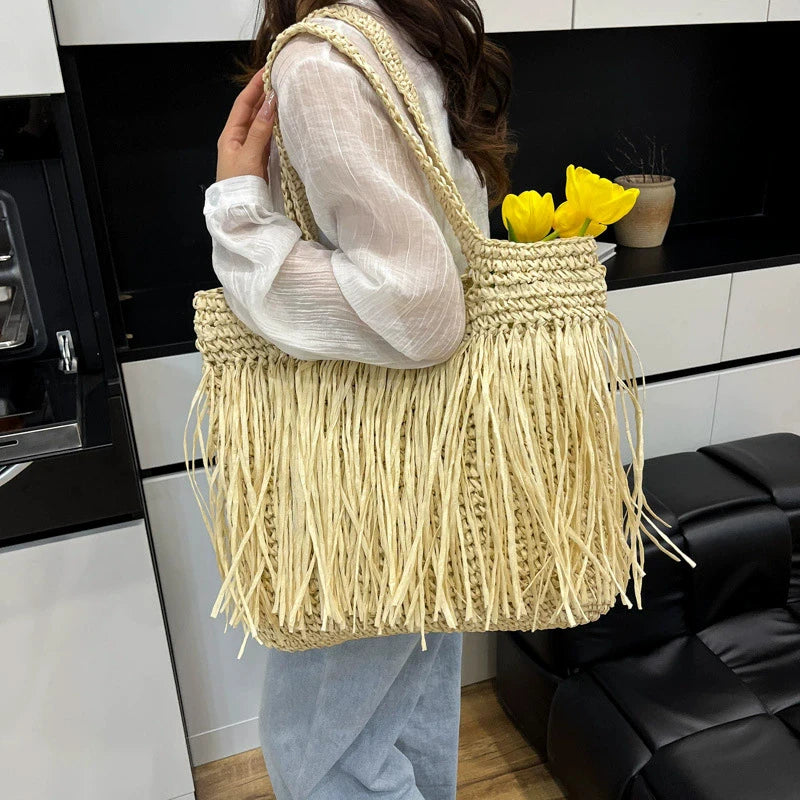 Llanes - Rattan Crossbody Bag