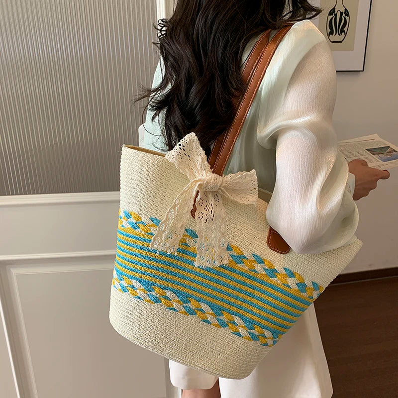 Alcudia - Straw Tote Bag