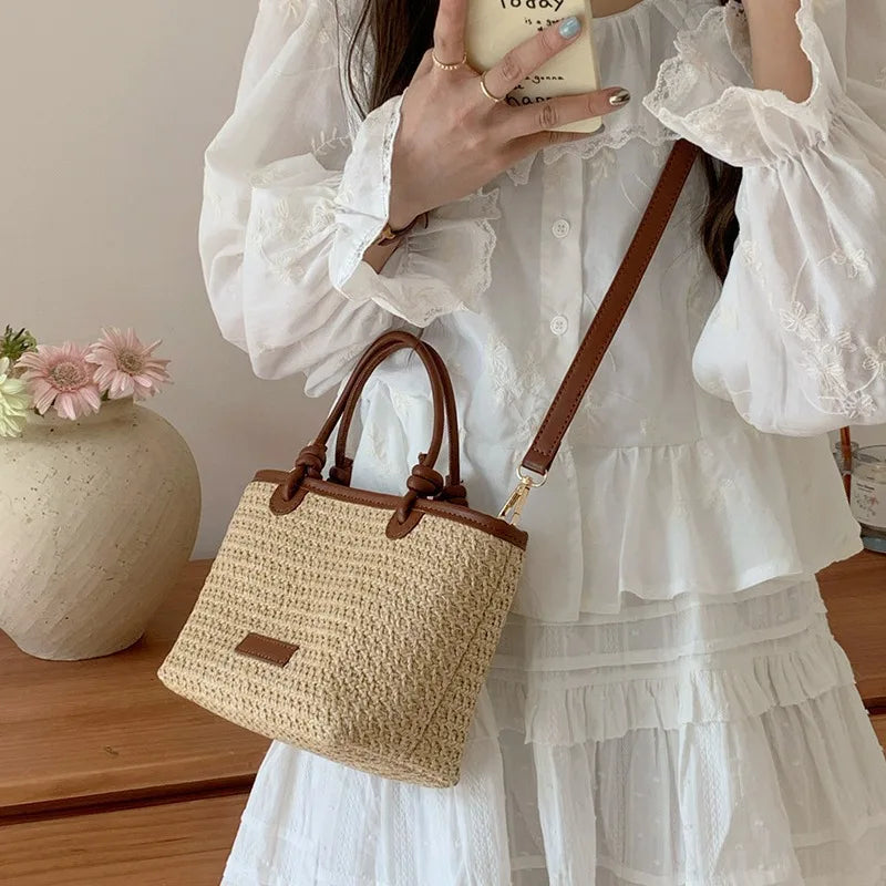Recco - Straw Crossbody Bag